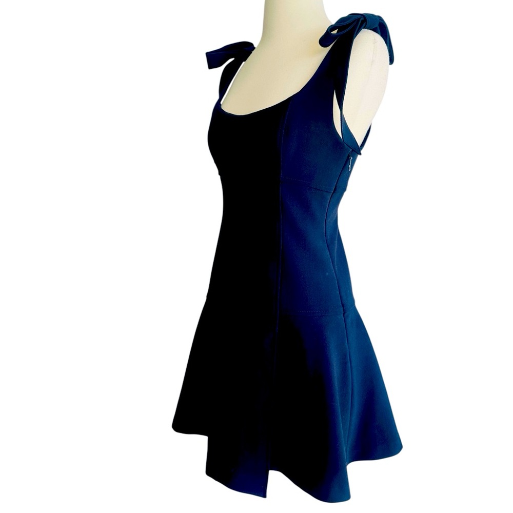 CINQ a SEPT JEANETTE TIED ASYMMETRICAL MINI DRESS - Picture 5 of 9